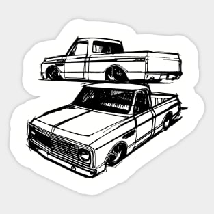 chevy mini trucks Sticker